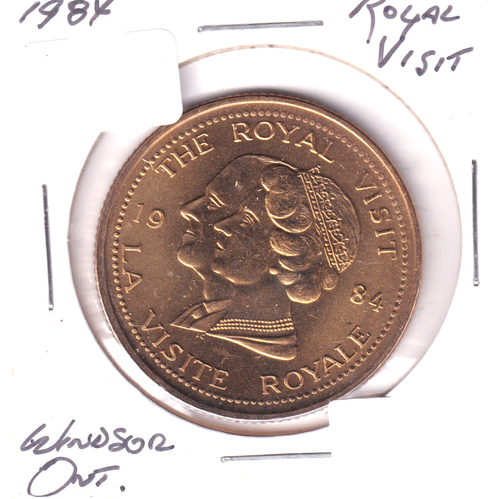 1984 Windsor, ON The Royal Visit Token