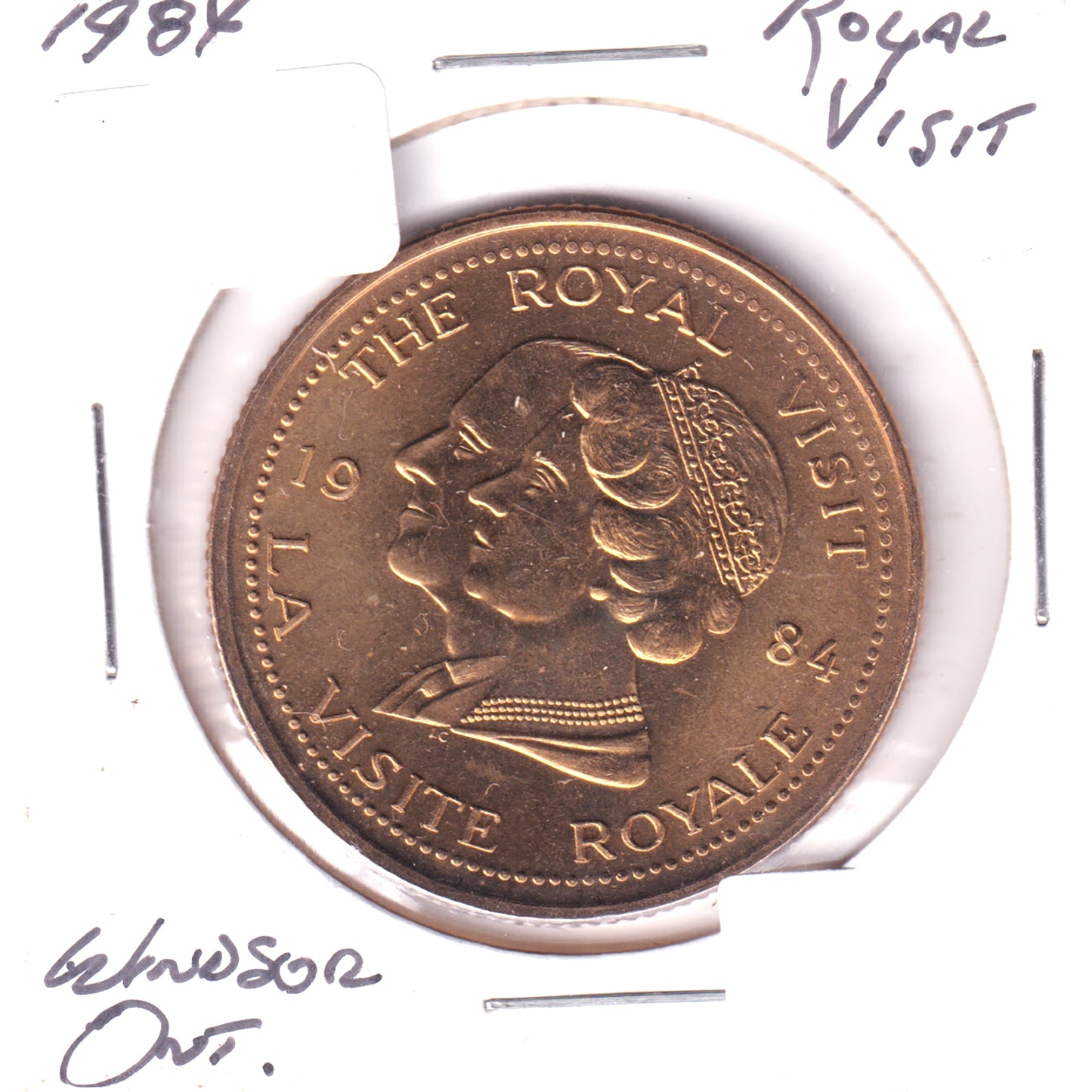 1984 Windsor, ON The Royal Visit Token