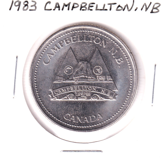 1983 Campbellton, NB 25th Anniversary Trade Dollar