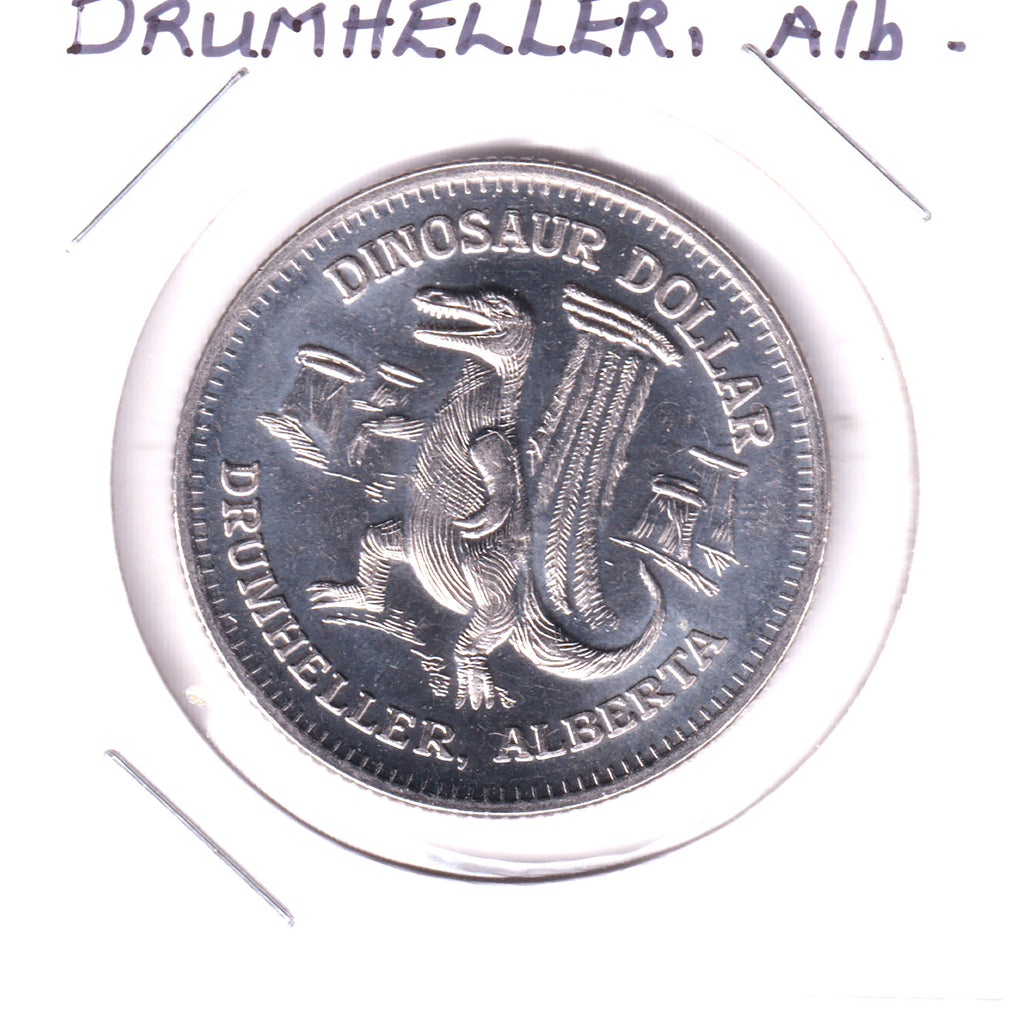 Drumheller, AB Tyrrell Museum Dinosaur Dollar Token