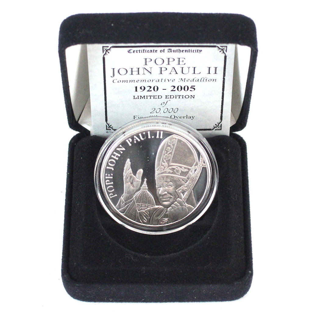 Pope John Paul II Limited Edition Commemorative Medallion (Impaired)