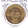 1998 McDonalds NHLPA Eric Lindros & Joe Nieuwendyk Token