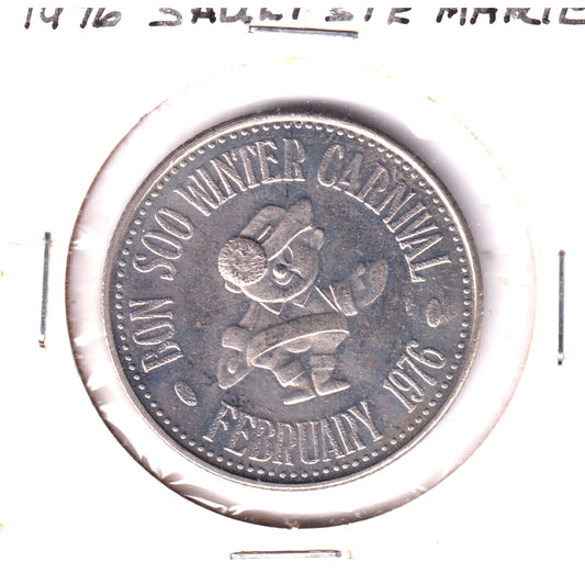 1976 Sault Ste. Marie, ON Bon Soo Dollar Token