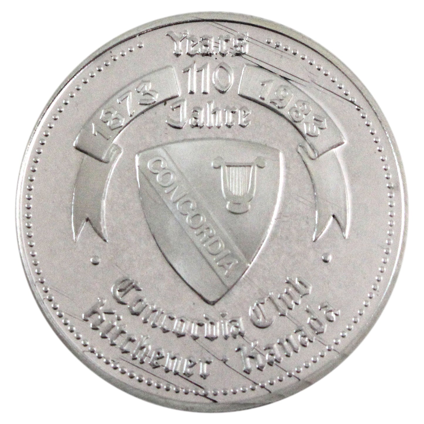 1983 Kitchener-Waterloo Oktoberfest Silver Token (Lightly toned)