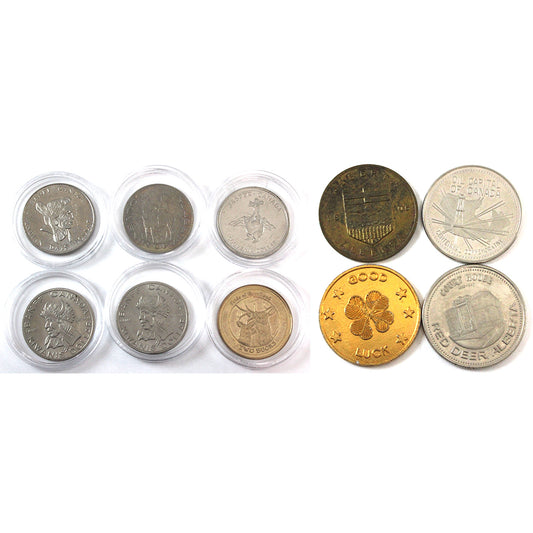 Lot of Alberta Trade Tokens, 10Pcs.