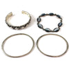 Lot of 4x Assorted Sterling Silver Bracelets
