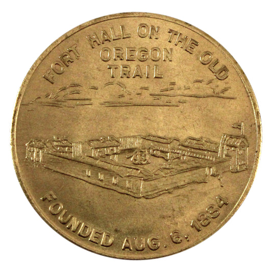 1963 Idaho, Fort Hall on The Old Oregon Trail Medal