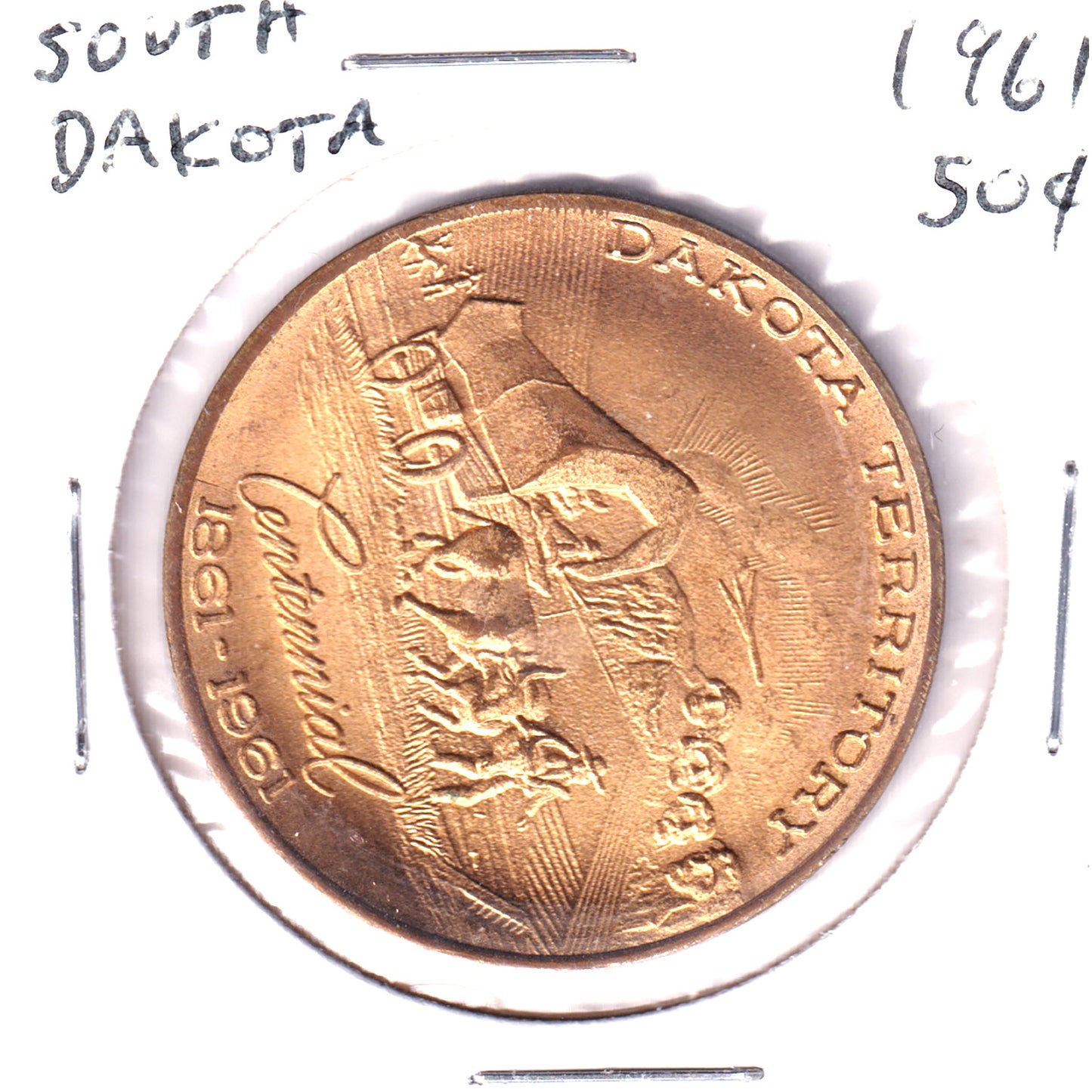 1961 South Dakota 50-Cents in Trade Token