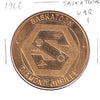 1966 Saskatoon, Saskatchewan Diamond Jubilee Trade Dollar Token