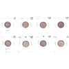Lot of 8x 1903-1910 Canada 10-Cents Filler to G-VG, 8Pcs. (Impaired)
