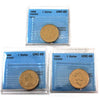 Lot of 3x 1988-1993 Canada Dollar CCCS Certified UNC-65 to UNC-66, 3Pcs.
