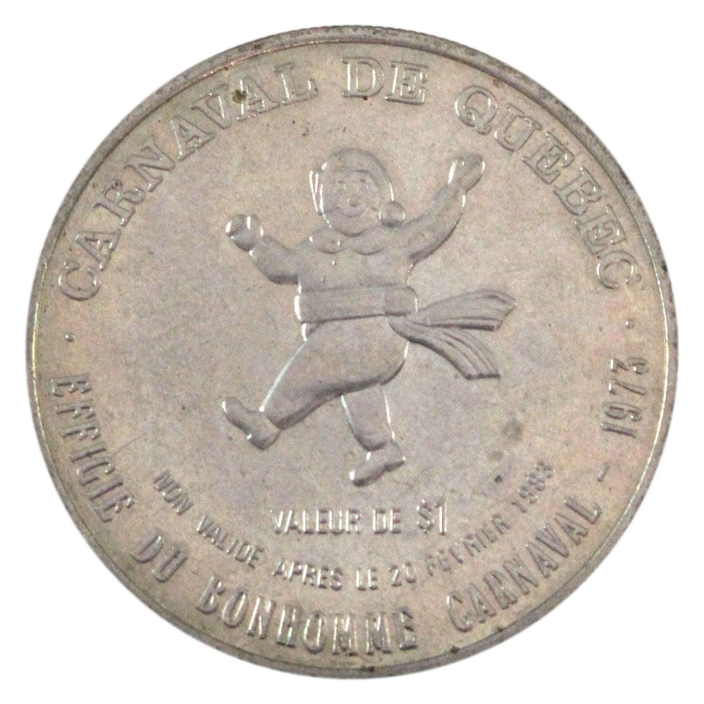 1983 Quebec French Carnival Token