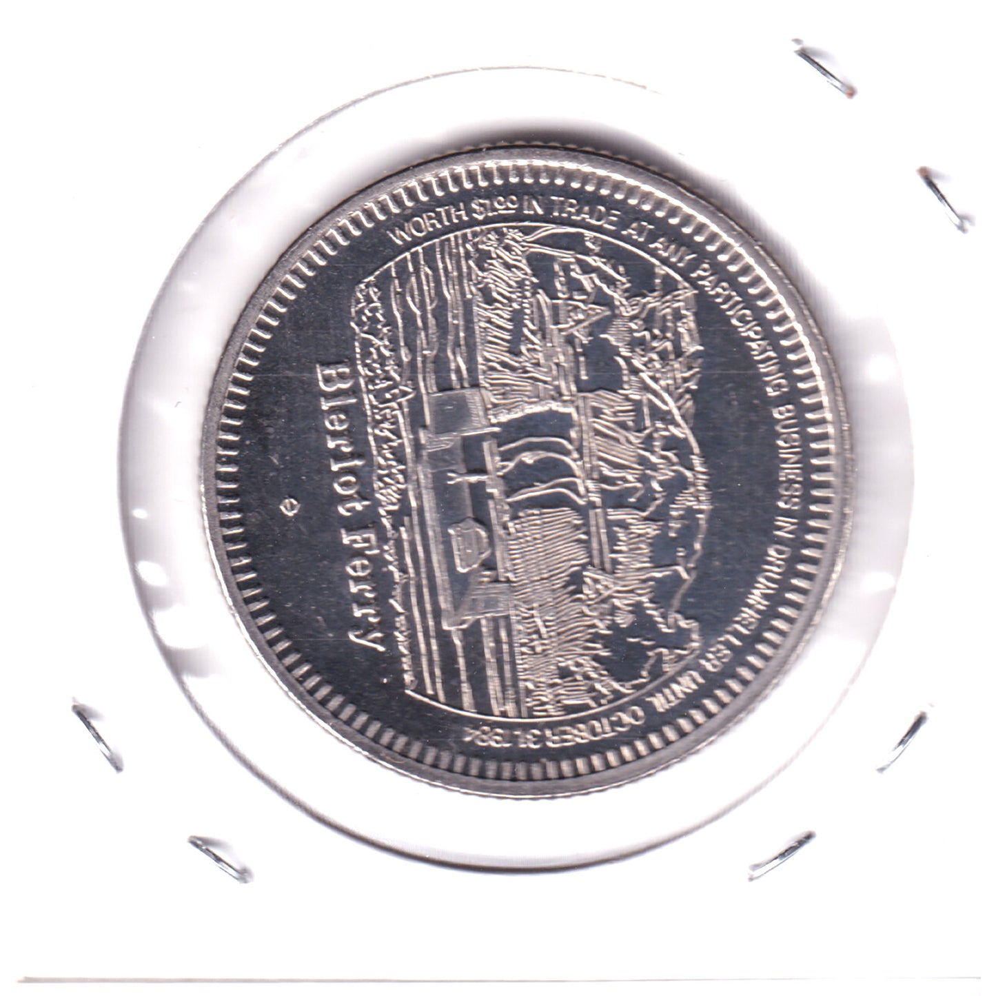 1984 Drumheller, AB Dinosaur Dollar Token