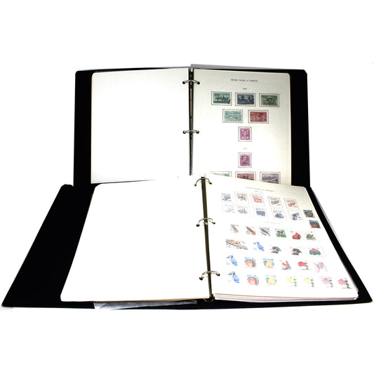 Lot of 2x 300+ USA Stamps in Black Binders