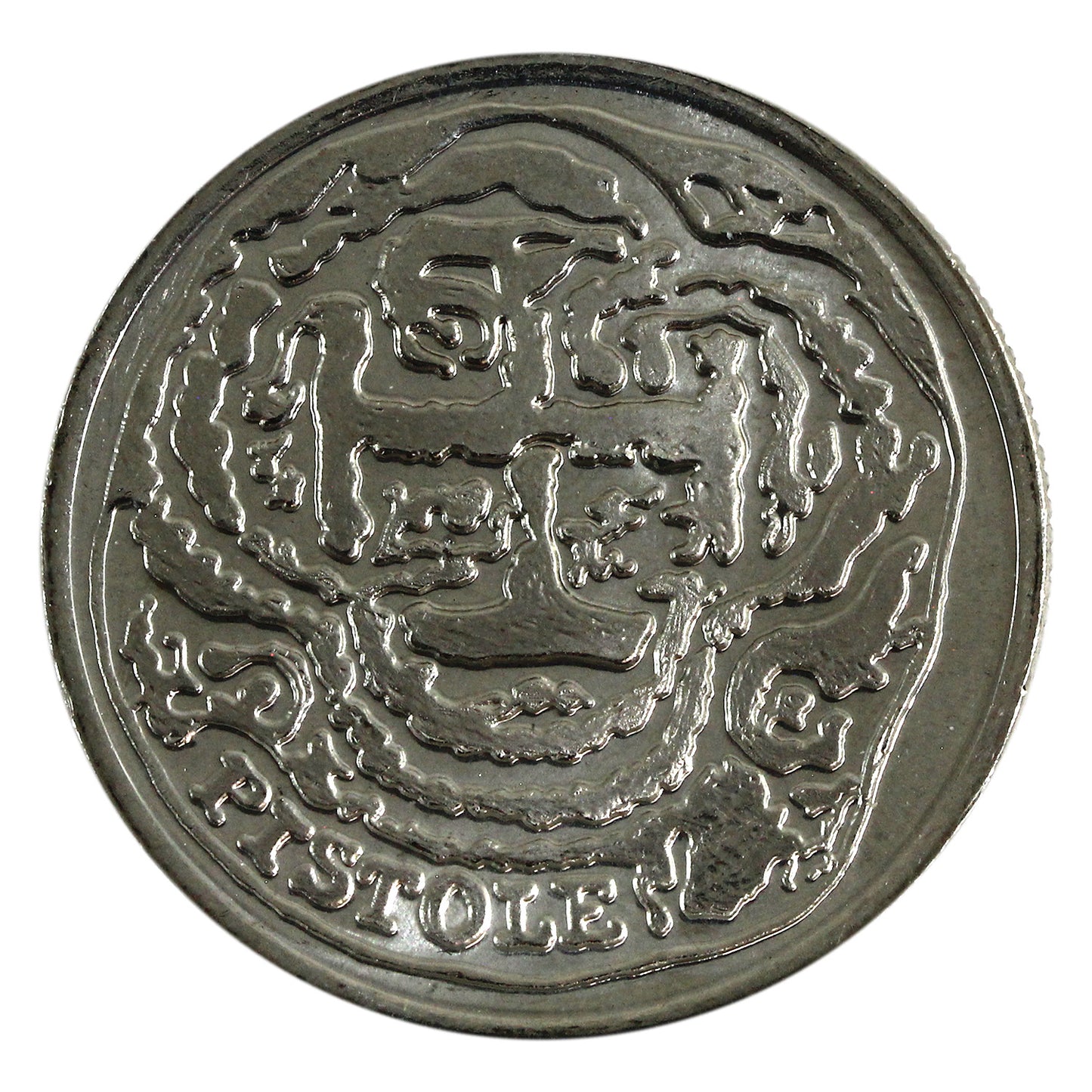 1986 Trois Pistoles, QC $1 Trade Dollar- 10th Anniversary of the Festival des Îles