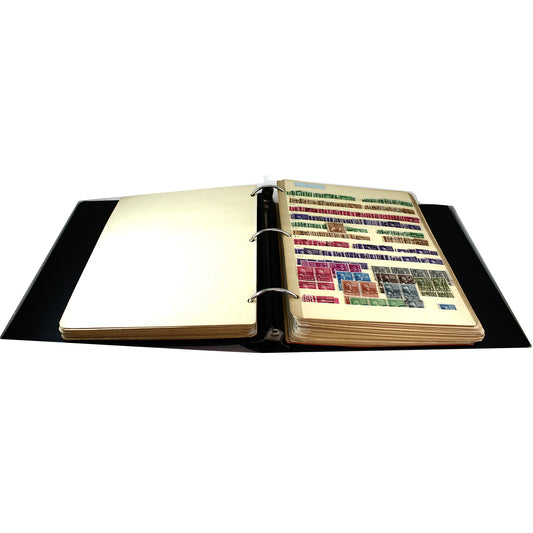 Lot of 300+ USA Stamps in Black Binder, 300Pcs.