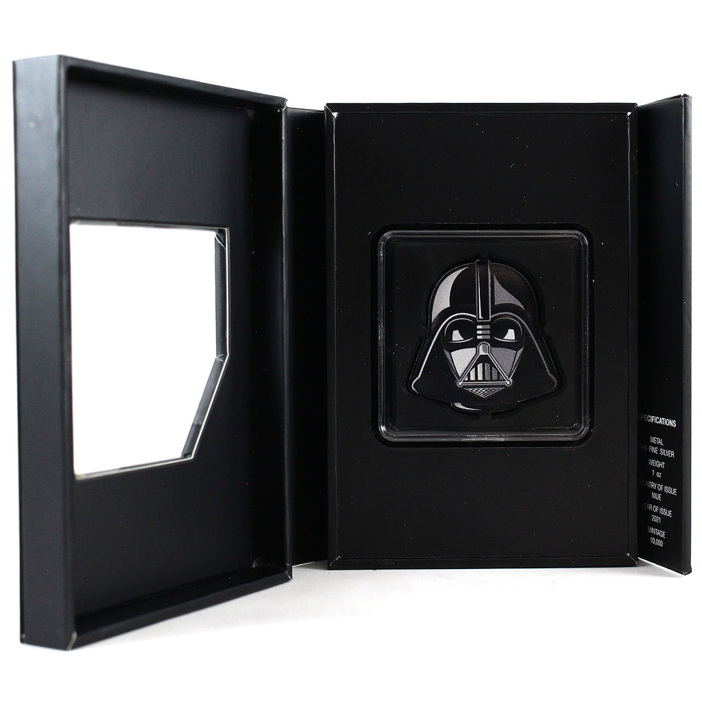 2021 Niue $2 Star Wars Faces of The Empire - Darth Vader 1oz. Fine Silver Coin (No Tax)