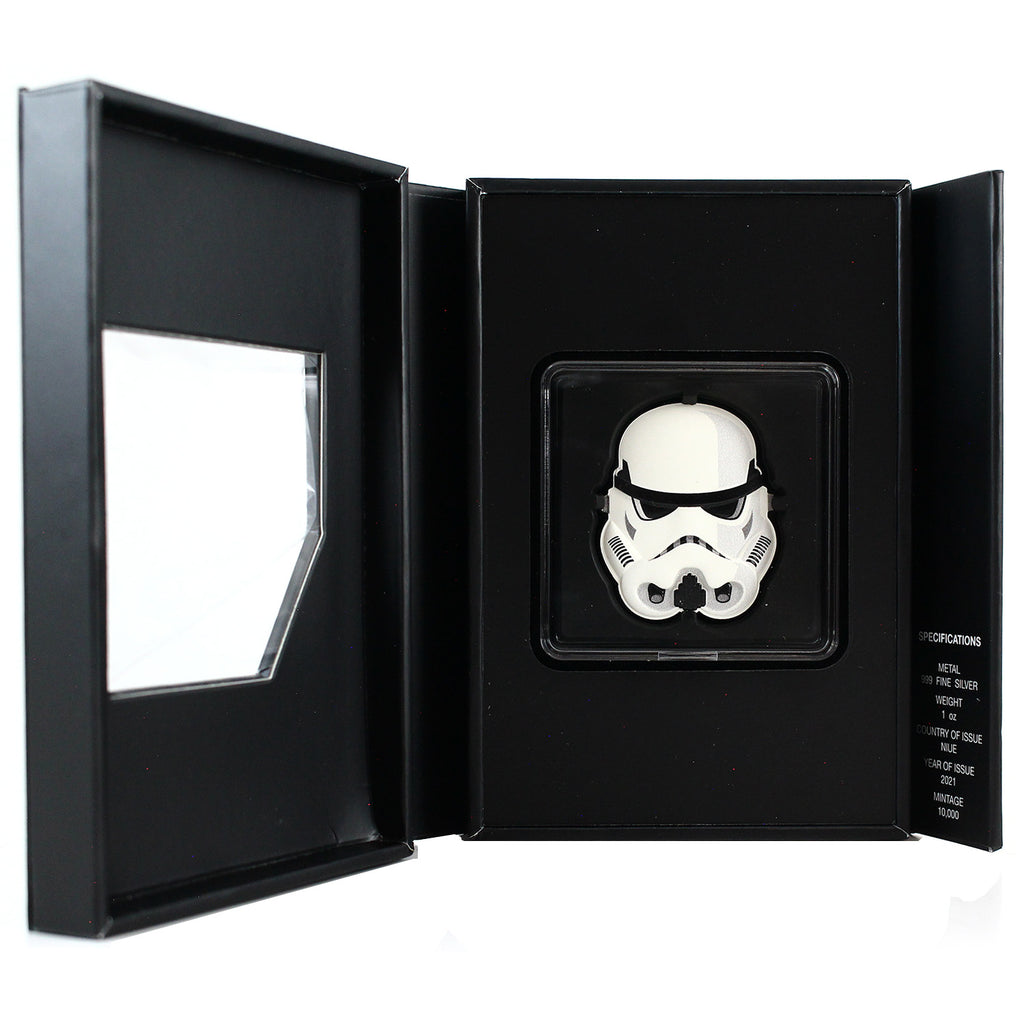 2021 Niue $2 Star Wars Faces of The Empire: Stormtrooper 1oz. Fine Silver Coin (No Tax)