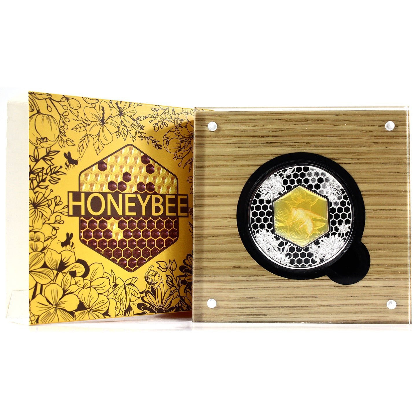 2023 Solomon Islands $5 Filigree Honeybee 2oz .999 Fine Silver Coin (No Tax)