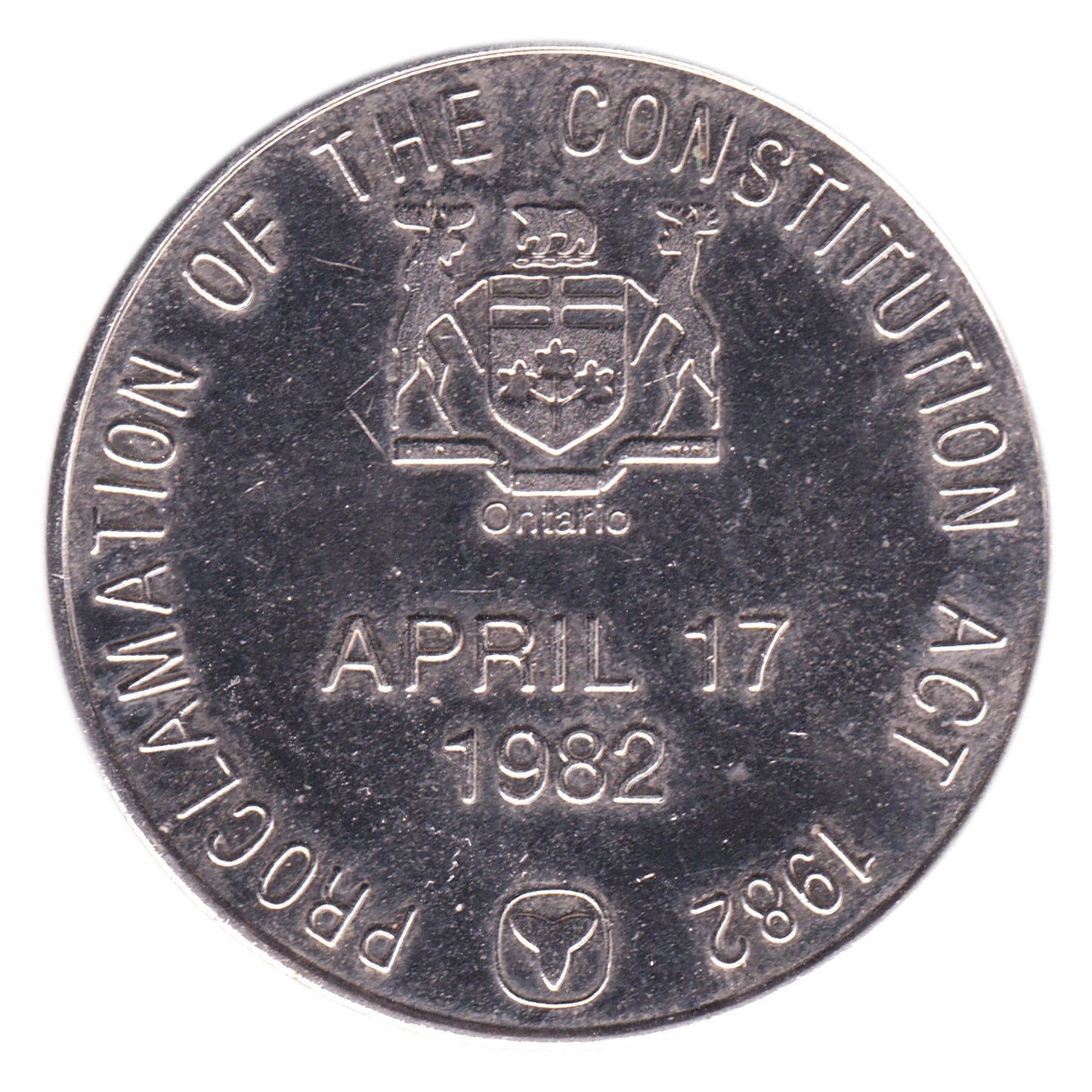 1982 Proclamation of the Constitution Act Medal