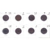 Lot of 8x 1886-1901 Canada 1-cent, F to VF-EF, 8Pcs. (Impaired)