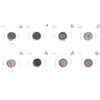 Lot of 8x 1911-1919 Canada 5-cents, All VF, 8Pcs. (Impaired)