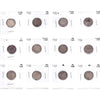 Lot of 12x 1901-1909 Canada 10-cents Filler to F, 12Pcs. (Impaired)