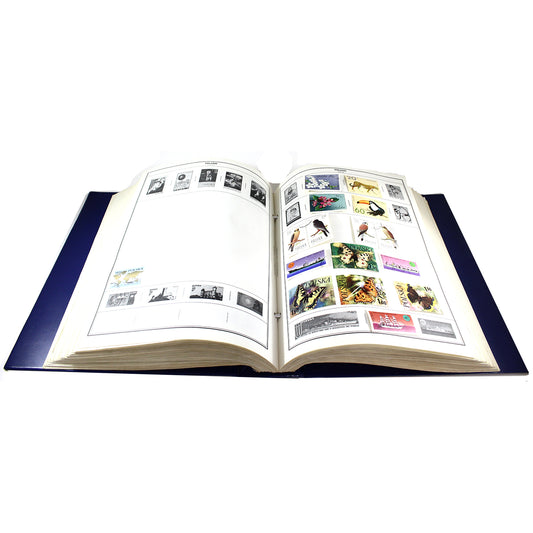 300+ World Stamps in Statesman Deluxe Album