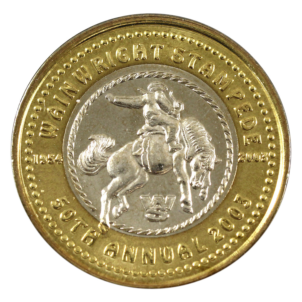 2003 Wainwright, AB, 50th Wainwright Stampede $3 Token