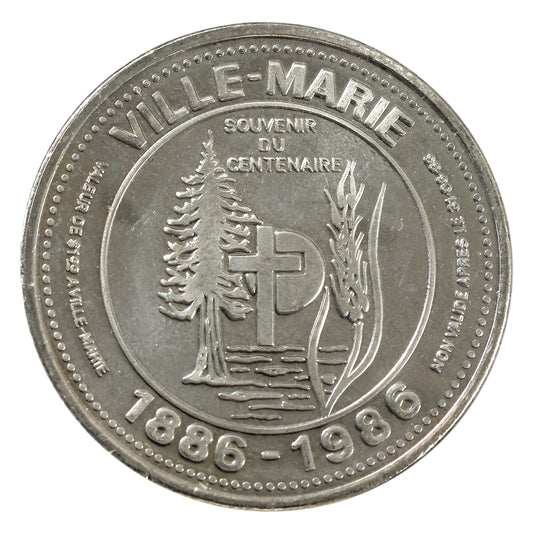 1986 Ville Marie Souvenir Dollar Token