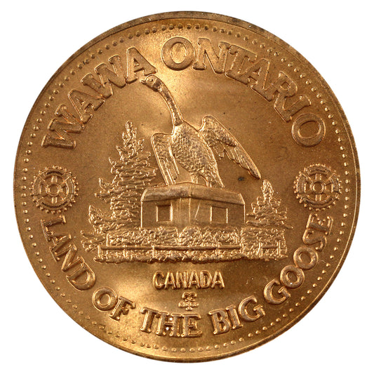 2000 Wawa Ontario, Rotary Club 5 Goose Bucks Trade Token