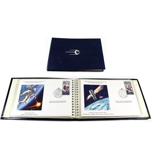 Commemorating the 20th Anniversary of The Space Age 6 First Day Covers in Album