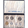1979 Coins of Israel Official Uncirculated 7-Coin Set in Folder (Impaired)