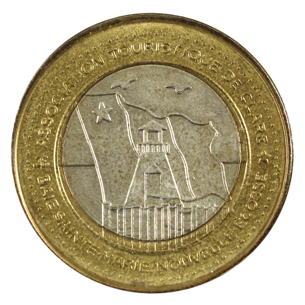 2004 Baie Saint Marie, Nova Scotia Bi-Metallic $3 Trade Token