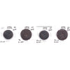 Lot of 4x 1852-1857 Upper Canada Penny & Half Penny Tokens, VF to EF, 4Pcs. (Impaired)