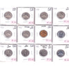 Lot of 12x 1937-1952 Canada 5-cents, VF-EF to BU, 12Pcs. (Impaired)