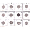 Lot of 12x 1922-1949 Canada 5-cents, VG to EF, 12Pcs. (Impaired)