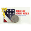 1991 Marshall Islands $5 Heroes of Desert Storm Commemorative Coin in Folder