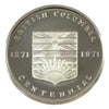 1971 British Columbia Centennial A Century of Progress Silver Medal in Capsule (Impaired)