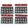 Lot of 4x USA 1999-2002 P&D State Quarter Collation in Holders, 4Pcs. (Impaired)