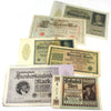 Lot of 6x Different German Large Size Notes, Circ, 6Pcs.