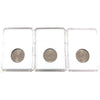 Lot of 3x 2009 Canada 25-cents Olympics Men's Hockey Coins in Holders, 3Pcs (Impaired)