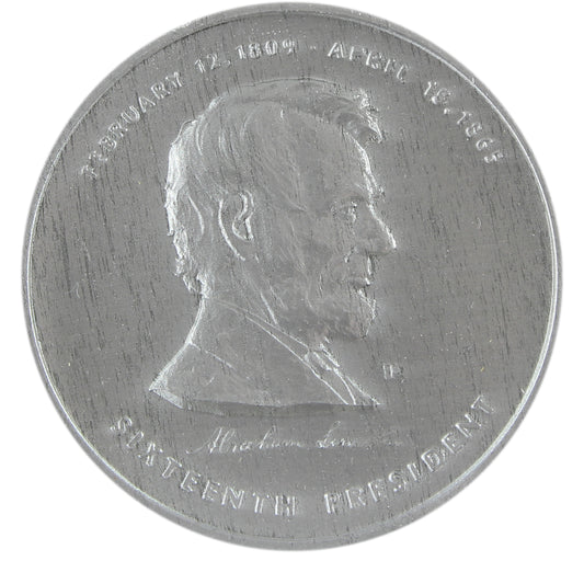 Abraham Lincoln Gettysburg Address Medal in Case (Scratched)