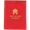 1963 Vatican 500 Lire Sede Vacante MCMLXIII Silver Coin in Small Red Album (Impaired)