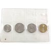 2007-2008 Uganda Uncirculated 4-Coin Set in Plaster Holder (Light Scratches)