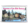 Canada Quarters of The 20th Century 4-Coin Set in Holder (Impaired)