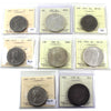 Lot of 8x 1937-1977 Canada Dollar ICCS Cert. F12 to MS64, 8Pcs.