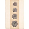 Iran Bank Markazo 4-Coin Brilliant Uncirculated Mint Set in Card (Wear)