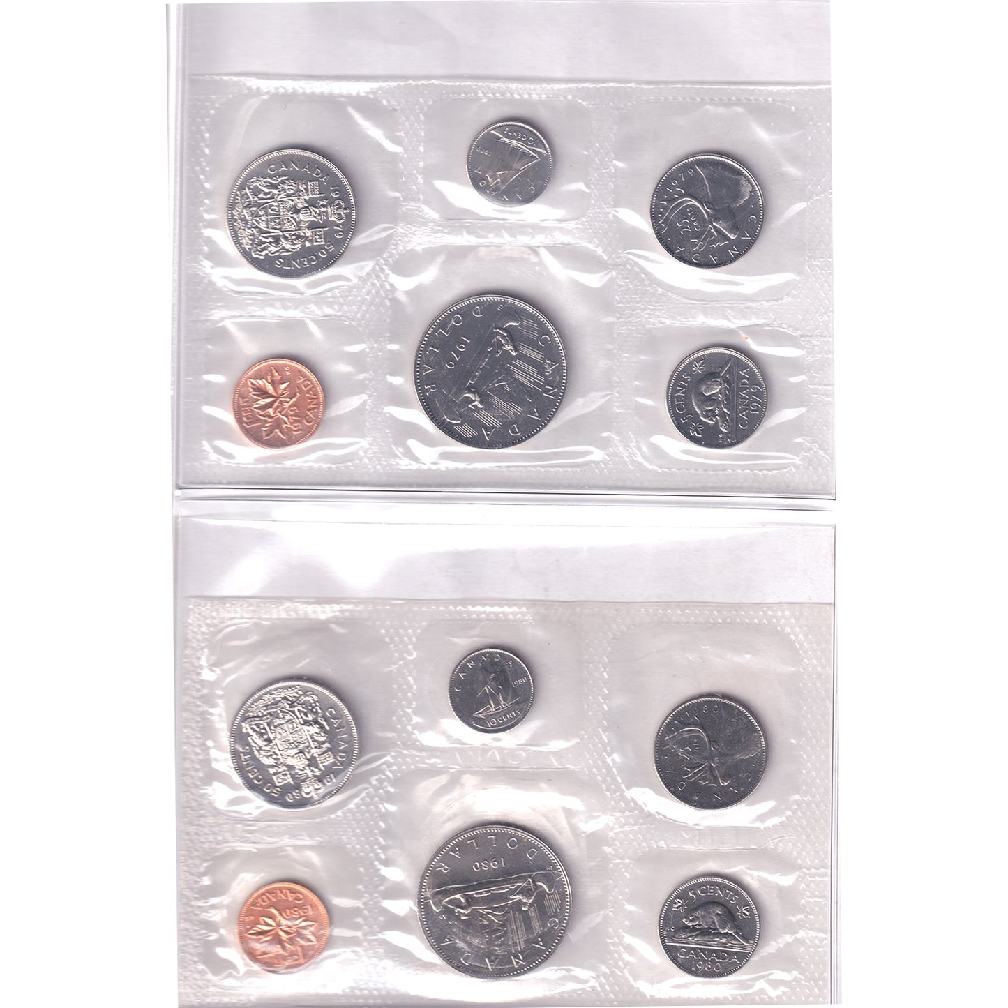 1979-1990 Canada Proof Like Sets in RCM Green Album