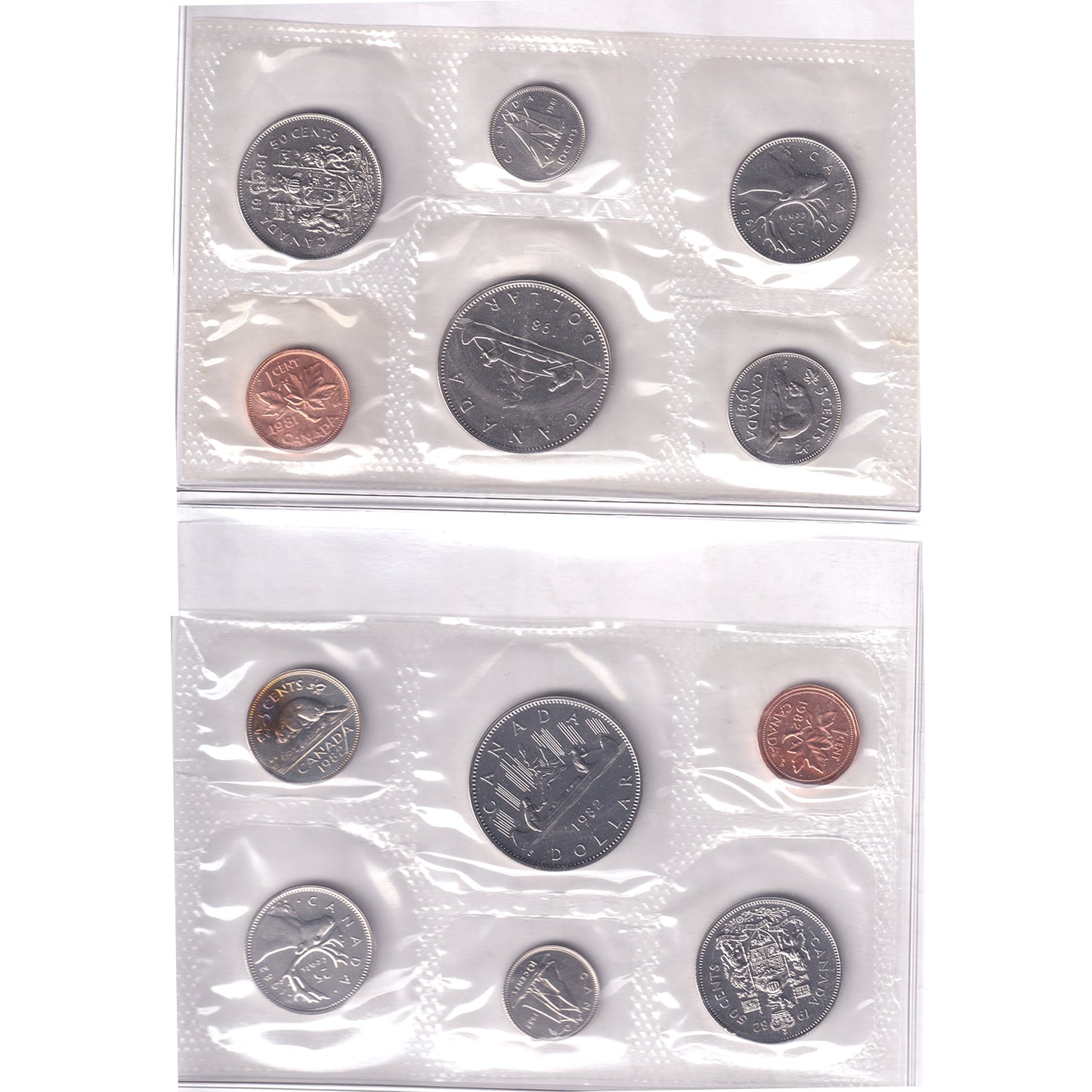 1979-1990 Canada Proof Like Sets in RCM Green Album